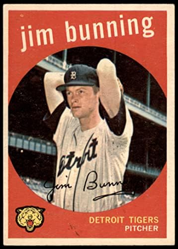1959. Topps 149 Jim Bunning Detroit Tigers Dean's Cards 5 - Ex Tigrovi