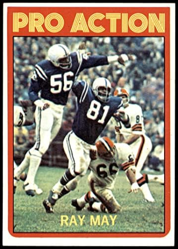 1972. Topps 262 Pro Action Ray May Baltimore Colts NM Colts Los Angeles City, USC