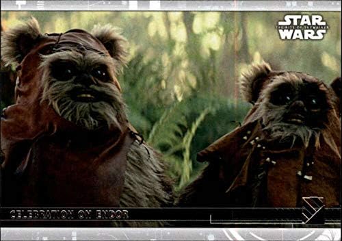 2020. Topps Star Wars Uspon Skywalker serije 296 Proslava na kartici za trgovanje endor