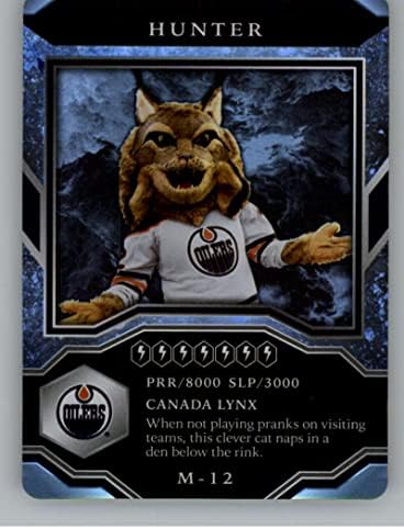 2021-22 Gornja paluba MVP Mascot Gaming Cards M-12 Hunter Edmonton Oilers Službena NHL hokejaška karta u sirovom stanju