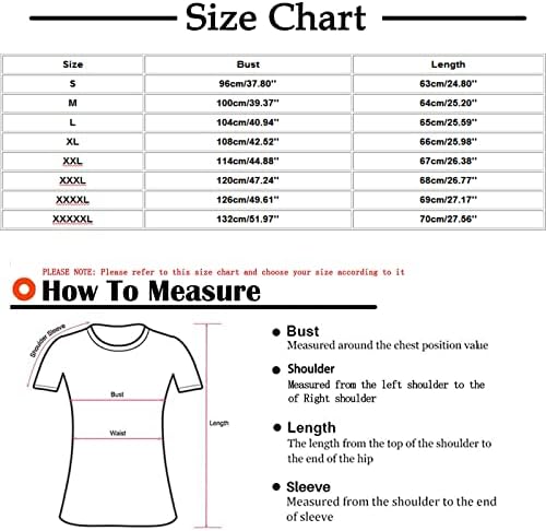 Ljetne bluze za žene 2023. s grafičkim printom, vrećasti izrez u obliku slova u, Kratki rukav, Ležerne osnovne majice, vrhovi
