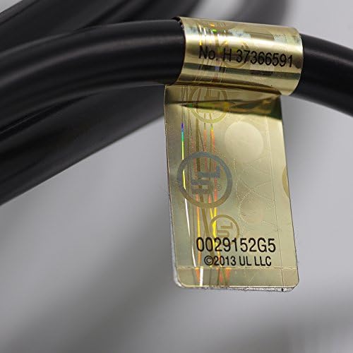 EtOplighting 3 Prong 1ft kabel kabela za ekstender napajanja, adapter, ušteda izlaza, UL na popisu, unutarnji/vanjski, 16AWG