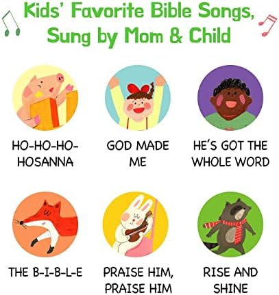 Pozdrav 2 djece pjevaju zajedno s Isusom i plešu s Isusom - Kršćanski zvučni paket knjiga | Glazbena igračka 6 Biblijskih