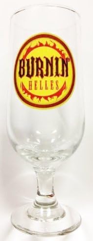 Anheuser Busch Burning' Helles Libbey Glass Co., 14 oz. Ambasadorska pivska čaša