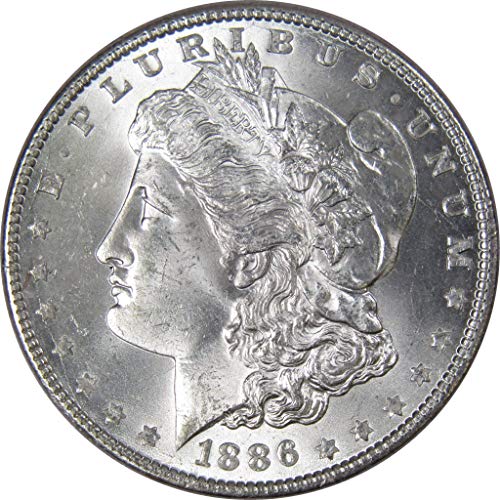 1886. Morgan Dollar Bu vrlo izbora necirkulirano mentu 90% srebro $ 1 američki novčić