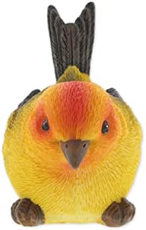 Most kolekcija životna žuta smola figurica ptica šarene životinjske kip dekor doma