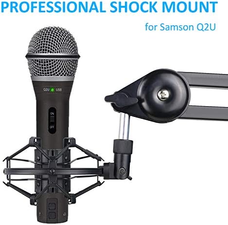 Otporan na udarce držač mikrofona SUNMON Q2U USB / XLR za smanjenje vibracija i buke, pogodno za dinamički mikrofon Samson