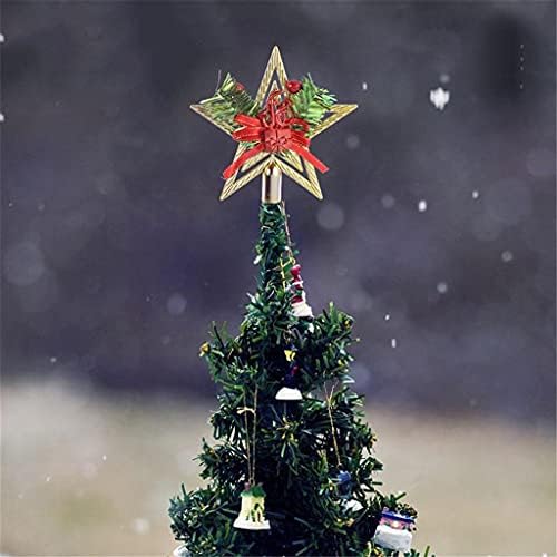 Gfdfd božićno drvce gornje zvijezde ukras šuplje pet- šiljasti zvjezdani privjesak božićni sjaj zvijezda snježne pahuljice