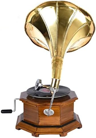 WYFDP vinil igrača gramofona igrača vintage look replika retro igrač fonograf indijski ručno izrađen