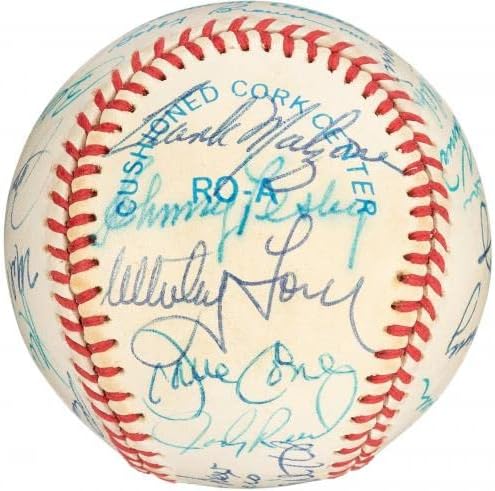 Prekrasan Joe DiMaggio Hall of Fame Multi potpisan bejzbol JSA & Beckett CoA - Autografirani bejzbol
