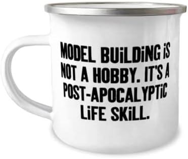 Sjajni pokloni za izgradnju modela, izgradnja modela nije hobi. To je post, Model Building 12oz Camper Copg of Friends,