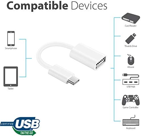 OTG USB-C 3.0 adapter kompatibilan s vašim Samsung Galaxy Tab S8 za brze, provjerene, višestruke upotrebe funkcije kao što