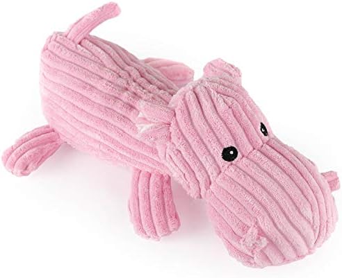 Darovit svijet 12 Cordoroy Ležao hippo plišana igračka za kućne ljubimce s ušima i ušima