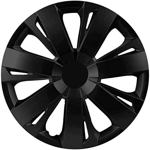 Copri set od 4 kotača 15-inčni crni hubcap Snap-on odgovara Honda Civic