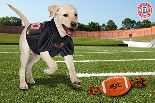 Kućni ljubimci Prvi NCAA Oklahoma State Cowboys Nogometna igračka za pse, teška kvaliteta najlonskih materijala, jake konopce,