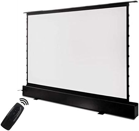 ZGJHFF 4K 16: 9 Električni motorizirani zaslon projektora u usponu na podni zaslon crni kristalni alr zaslon za projektor