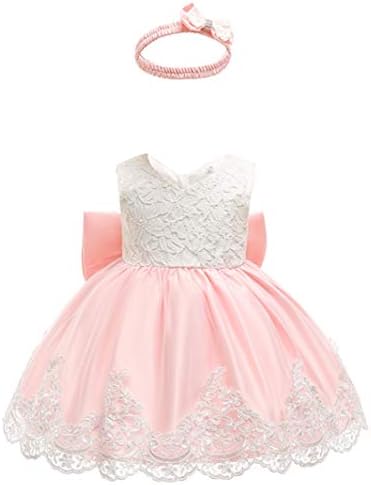 Haingexon novorođenčad djevojčice Princeza čipka Big Bowknot Specijalne haljine