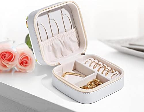 RodailyCay prijenosni prikaz kutija za odlaganje nakita, kozmetička mini nakit kutija za prstenje za narukvice narukvice