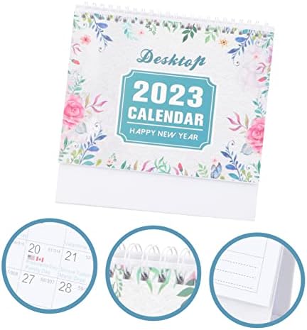 Tofficu 2023 kalendar stojećeg stola kalendar dekor dekor uredski kalendar stoji kalendar 2023 Flip kalendar cvjetni kalendar