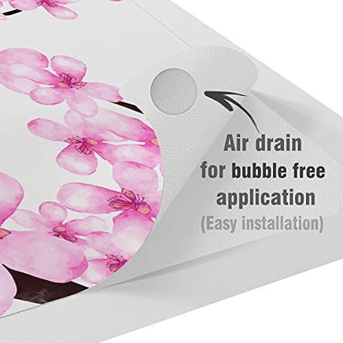 Lex alternalni vinil kože kompatibilan s macbook air 13 inch mac pro 16 retina 15 12 2020 2019 2018 ružičasta grana sakura