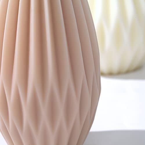 Silikonski kalup za svijeće u obliku kruške u obliku kruške ručno izrađene svijeće kalup 3D sapun ukras kalupa za DIY zanate