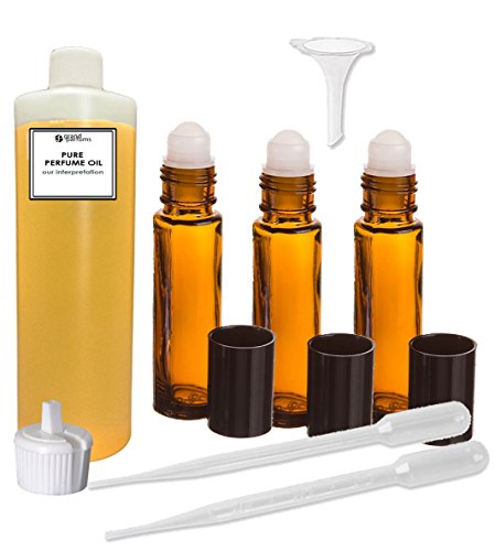 Grand Parfums set parfemske ulje - Tip Carolina Herrera Oil Women - Naša interpretacija, s kolutom na bocama i alatima da