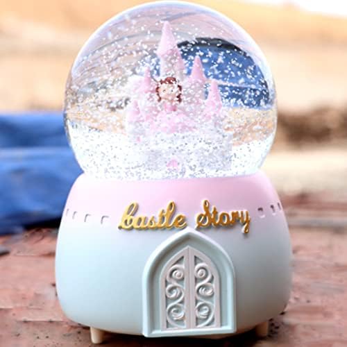 Lukeo kreativna svjetla lebdeće snježne pahulje unutar skretanja princeza staklena kristalna lopta glazbeni poklon poklon