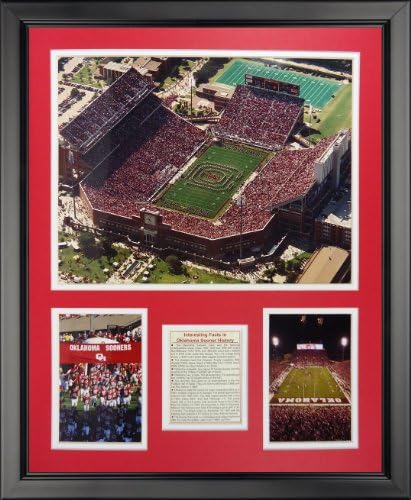 Legende Never Die University of Oklahoma - Memorijalni stadion uokviren foto kolaž, 16 x 20