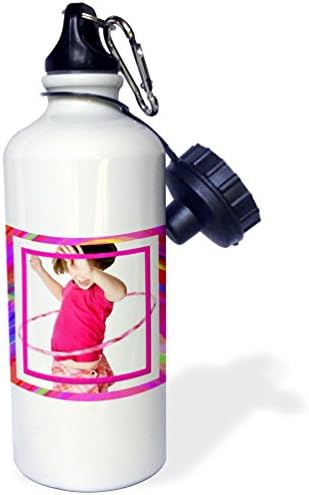 3Drose Hula Hoop Girl-Sports boca vode, 21 oz, bijela