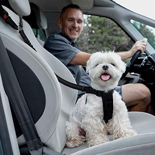 Set sigurnosnih pojaseva za pse u automobilu podesivi sigurnosni pojas za pse u automobilu za prijevoz kućnih ljubimaca povodac