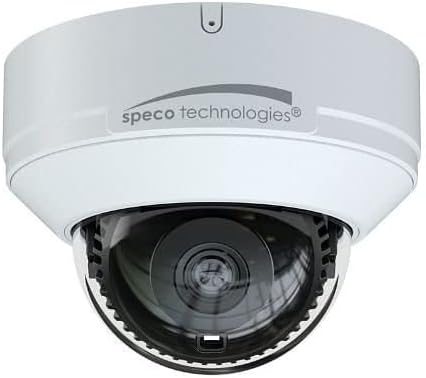 Speco O4VD2 4MP IP WDR Vandal Rezistentna kamera kupole, kompatibilna s NDAA, 2,8 mm fiksna leća, bijela