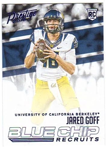 Panini Prestige Blue Chip Regrut 11 Jared Goff RC Rookie NFL nogometna trgovačka karta Rams