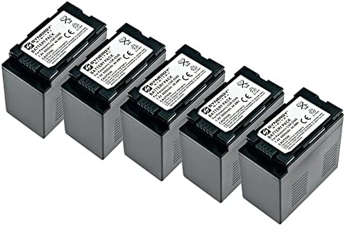 Synergy digitalne kamkorderske baterije, kompatibilne s univerzalnim baterijama CGP-D16S, set od 3