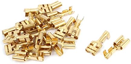 AEXIT 20 PCS Audio i video dodaci 6,8 mm Stud Brass CABEL CILP CONCORCOLERS & ADAPTERSTUR TERMINALNE CONNECTOR
