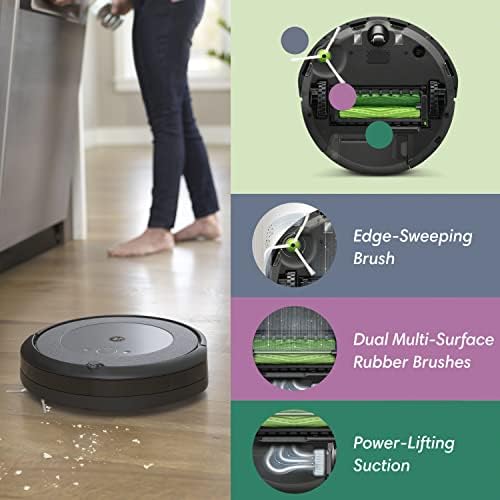 Irobot Roomba i4+ evo robot vakuum s alexa echo dot - automatsko odlaganje prljavštine do 60 dana, Wi -Fi povezano mapiranje,