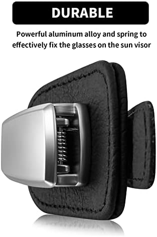2 paketa držač za automobile Univerzalni automobil Vizir Sunčane naočale Clip Clip kožne naočale za naočale i naočale za
