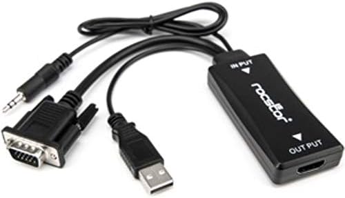 Rocstor VGA do HDMI M/F ADAP W/USB AUDIO & PWR