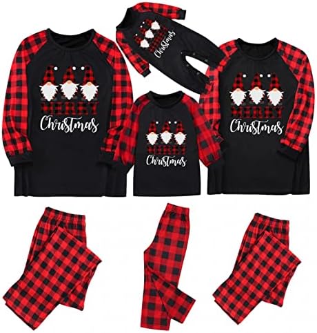 Božićna pidžama za obiteljsku pidžamu PJS odjeće za spavanje odjeće odgovarajuće set odgovarajuće obiteljske pidžame setovi