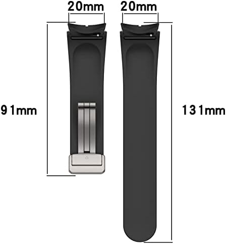 Motong za Samsung Galaxy Watch 5 zamjenska traka Zamjena silikonskog zgloba za ručni trak za Samsung Galaxy Watch 5/4 40