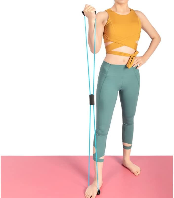 SawQF teretana kućna fitness oprema 8 Word Pull Rink Spot Yoga Ljepota i oblikovanje nogu multifunkcionalni pojas otpora