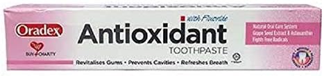 MC Oradex Antioksidans s fluoridnom pastom za zube 120 g- ugodan degustacija, umirujući na zubima i desni i osvježavanje