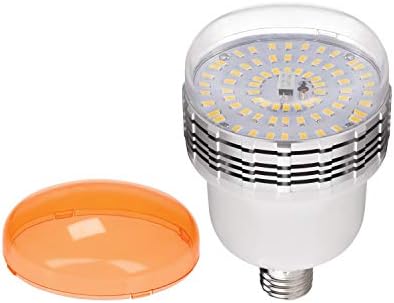 LED fluorescentna svjetiljka od 45 vata s mogućnošću zatamnjivanja s volframovom gel kapom za fotografiranje i video