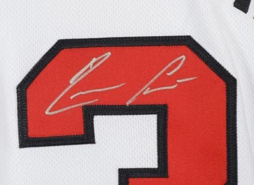 Uokvireni Ronald Acuna Jr. Atlanta Braves Autografirani veličanstveni bijeli autentični dres - Autografirani MLB dresovi