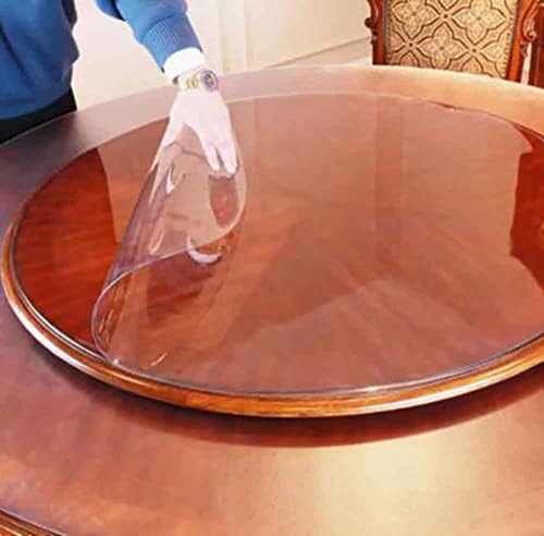 Fercla okrugla bistra plastična stolnjak za stol zaštitnika Namještaj Poklopac vinil vodootporna PVC voda otporna za toplinu