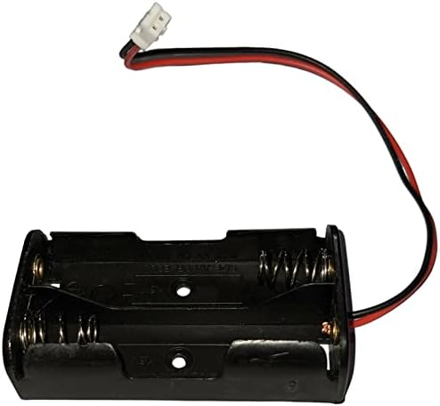 4 pakiranje AA držač baterije s JST konektorom, mjeri 2,26 × 1,25 × 0,59 , teži 0,28 unci Electronix Express