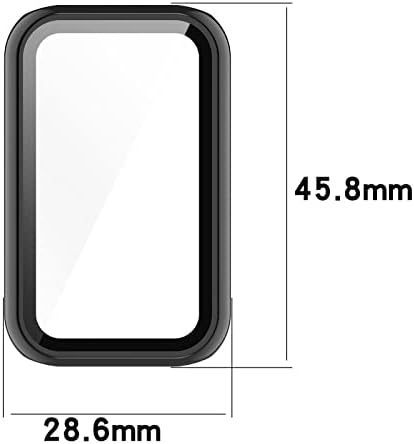 Zaštitni zaštitnik kompatibilan s fit Band 7 slučajeva Smartwatch Accessories Tencloud poklopci ogrebotina otpornih punih