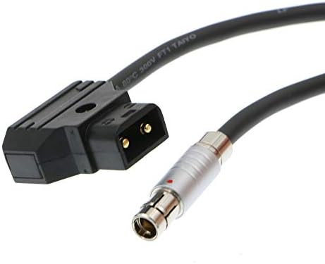 Alvinovi kabeli d-tap to Fischer 3 pin muški kabel za napajanje za kino-mjeru mjera kontrola 45 cm | 18INCHES