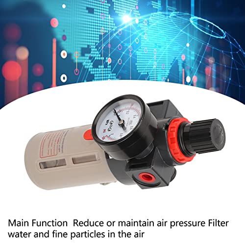 Separator vodenog ulja, aluminijska legura G1/4 60ml Regulator filtra komprimiranog zraka Velika čvrstoća za laboratorij
