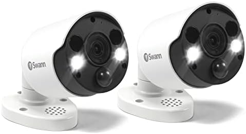 Swann zatvoreni/vanjski kućni sigurnost 4K Ultra HD NVR ožičena kamera i svjetlost u boji, noćni vid, svjetlosni vid topline
