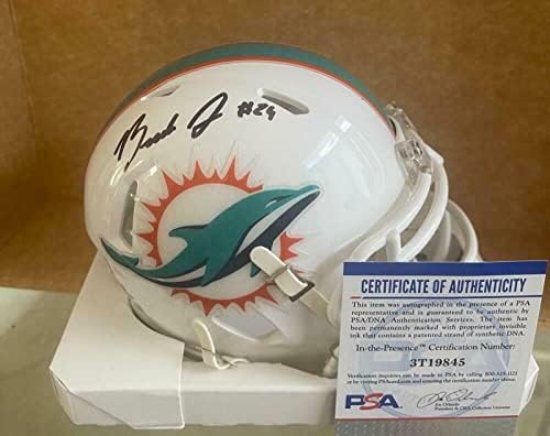 Brandon Jones 29 Miami Dolphins potpisao je mini kacigu od 9 do 3 do 19 do 845 - mini kacige s autogramom